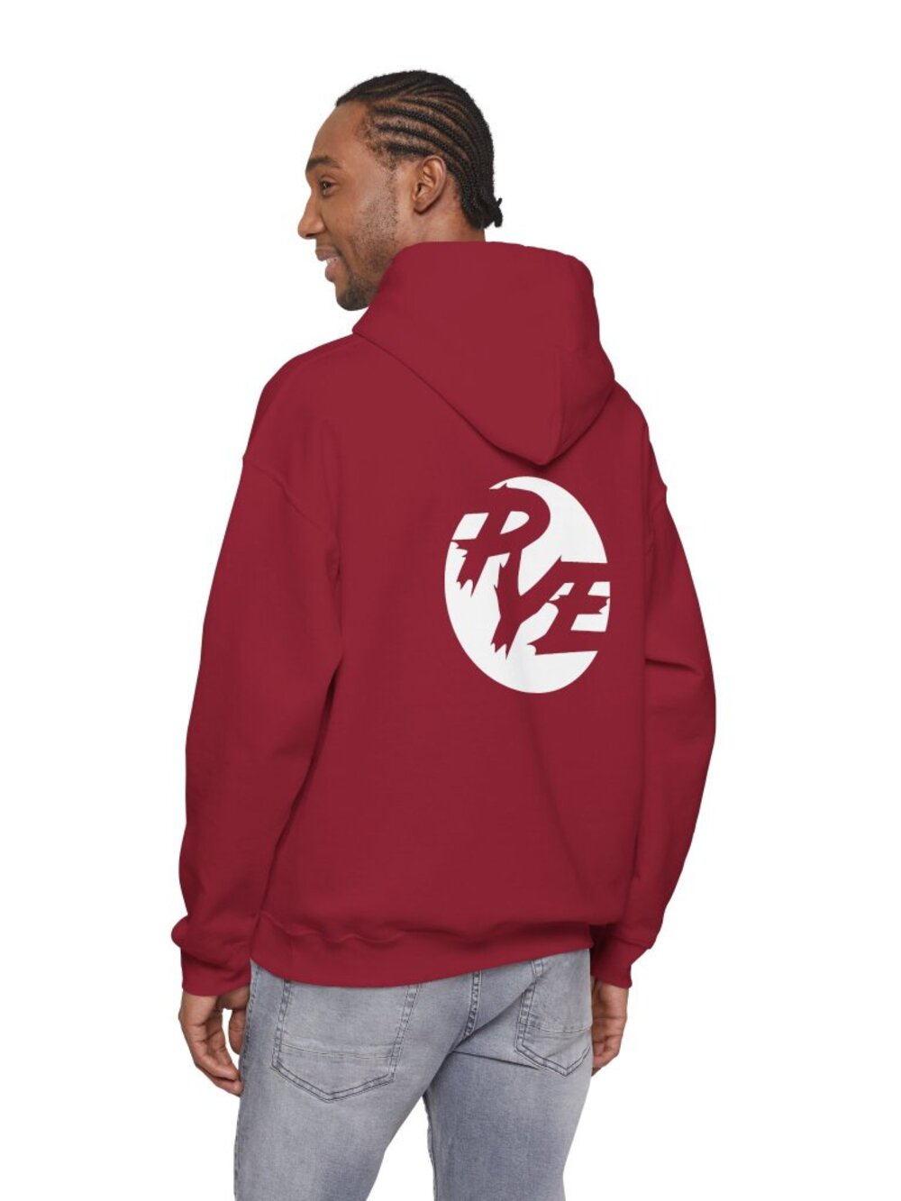 Protect Your Energy Hoodie | Unisex Streetwear Sweatshirt | Cardinal Red - Picture 4 of 4